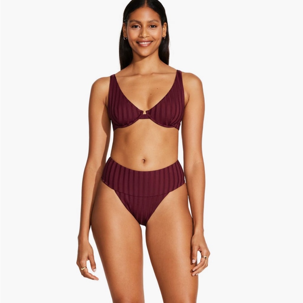 Vitamin A Rossi Underwire Bikini Top Sangria Superib